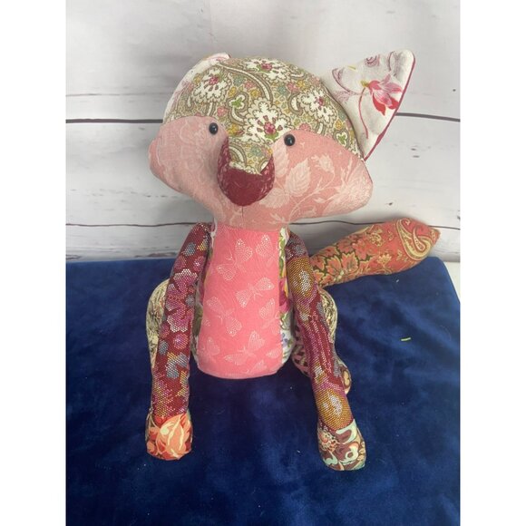 Handmade Patchwork Stuffed Animal‎ Fox Toy - Picture 5 of 5